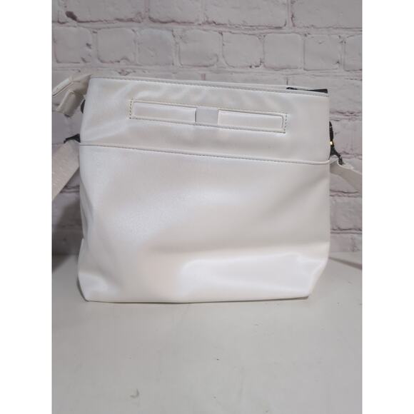 Lug Double Dip Satin Luxe Crossbody Pearl White RFID - Picture 6 of 14